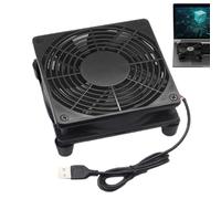 USB Router Cooling Fan 120mm - Quiet High Airflow PC Cooler Jig