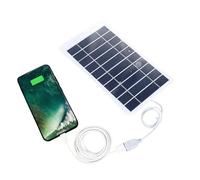 USB Solar Charger - Flexible Portable Power Bank, Solar Charging Panel