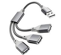 USB Splitter Kabel 0.3M,USB Y Splitter Adapter 3 USB 2.0 Netzkabe lerweiterung für MacBook, Mac Pro/Mini, iMac, PS4, Surface Pro, XPS, PC, FlashDrive Samsung More.