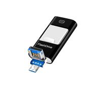 USB Stick for Phone, 3 in 1 Memory Stick Flash Drive for Phone 64G