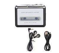USB Tape To MP3 Converter, Cassette to MP3 Player, Portable Stereo Audio Music Player with USB Connection, Convert Cassette Tapes to Digital MP3 Files for Computer, Car