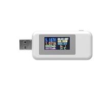 USB Tester, Probador De Enchufe USB Multifunción 10 En 1, Conector De Voltaje De Corriente, Banco De Energía De Carga De Batería, 10 Unids/lote(Bianco)