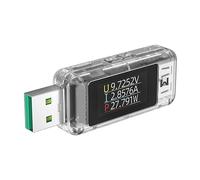USB Tester, Probador Usb A2/Q tipo C, medidor de potencia USB de voltaje de corriente, vatímetro CC, amperímetro, cargador tipo batería externa, indicador, herramientas detectoras 8A(A2 White Add OTG)