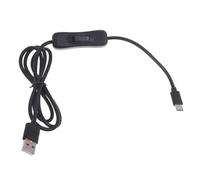 USB tipo C a USB A cargador cable cobre WireCore duradero con interruptor de transferencia de datos cable de alimentación para RaspberryPi 4B