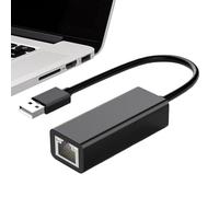 USB to Ethernet Adapter | Black USB Network Adapter for Fast Ethernet Connection | 100mbps Speed, Computer Network Adapters for Business/Travel/Education/Entertainment | Ethernet LAN Network Adapter