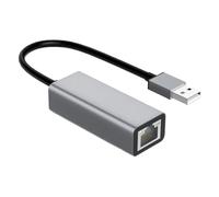 USB to Ethernet Adapter | Gray USB Network Adapter for Fast Ethernet Connection | 100mbps Speed, Computer Network Adapters for Business/Travel/Education/Entertainment | Ethernet LAN Network Adapter