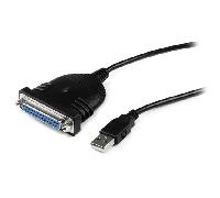 StarTech.com Cable de 1,8m Adaptador de Impresora Paralelo DB25 a USB A - H/M
