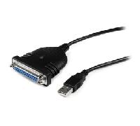 StarTech.com Cable de 1,8m Adaptador de Impresora Paralelo DB25 a USB A - H/M