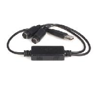 StarTech.com Cable Adaptador Conversor Teclado Ratón Mouse PS/2 a USB - 2x PS/2 Hembra - 1x USB A Macho