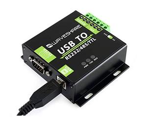 USB to RS232/RS485/TTL Interface Converter Industrial Isolated Converter with Original FT232RL Inside, 300-921600bps Baudrate Onboard Power Isolation, Adi Magnetical Isolation