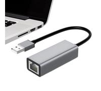 USB Type C Adapter, Ethernet Network Converter, Wired Internet Dongle, Fast 100Mbps USB C LAN Bridge for Laptops Tablets Mobiles, Aluminum Compact Accessory for Work Education