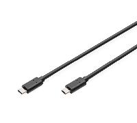 usb type-c connection cable type c to c mm 1.0m 3a 480mb versi n 2.0 negro