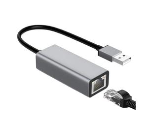 USB Type C Ethernet Adapter, Computer Network Adapters, USB Type C Network Adapter, Gigabit Wired Network Adapter, Ethernet LAN Network Card, Easy To Use, Portable for Computer