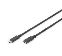 usb type-c extension cable type c mf 0.7m full featured gen2 5a 10gb versi n 3.1 ce sw