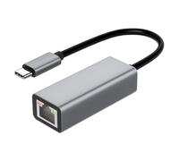 USB Type C, Network Adapter, Stable Connection Plug Ready Fast Setup Compact Design Portable Accessory, Ethernet Adapters for Business, Travel, Education, Entertainment