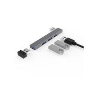 (USB)USB C HUB 3.0 Tipo C 3.1 4 puertos Multi USB Splitter OTG Adaptador compatible con Lenovo Macbook