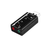 USB Virtual 7,1 ch 3d tarjeta de sonido de audio adaptador para sobremesa Laptop- (Blister)