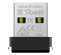 TP-Link Archer TX1U Nano; AX300 Mbps, Nano Design, Plug & Play, soporta Linux y Windows (11/10/7), adaptador Wi-Fi 6 USB