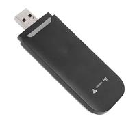 USB WiFi Móvil, Punto de Acceso WiFi Móvil, Router WiFi Portátil 4G Inserte la Tarjeta SIM Estándar Que Comparten hasta 10 Dispositivos WiFi Admiten B1/3/5 (Black)