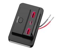 USB y PD3.0 tipo C carga de coche 12 V-24 V, toma de carga rápida para coche, camión, viaje, negocios, viaje portátil
