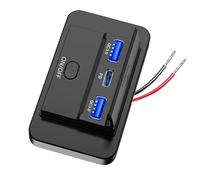 USB y PD3.0 tipo C carga de coche 12 V-24 V, toma de carga rápida para coche, camión, viaje, negocios, viaje portátil