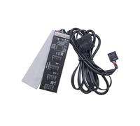 USB2.0 9pin Header USB 1 to 4 Male Motherboard USB 2.0 Adapter 9Pin Internal USB Hub Port Multiplier 9 Pin Connector