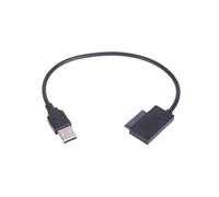 USB2.0 to 7+6 13Pin Slimlines SATA Cable for Laptops Electronic Components