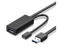 USB3.0 Extensor de Cable Con Micro USB Enchufe para Externo Potencia 10m,UGREEN