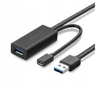 USB3.0 Extensor de Cable Con Micro USB Enchufe para Externo Potencia 5m; UGREEN