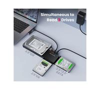 USB3.0 Hard Disk Adapter USB3.0 to IDE Easy Drive Cable 2.5-Inch 3.5 Adapter Cable US-Plug