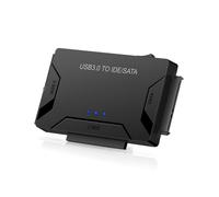 USB3.0 Hard Drive Adapter, 3-Way USB3.0 to /IDE Easy Drive Cable, Multi-Function Easy Drive Cable US-Plug