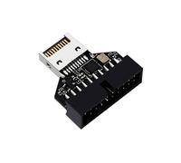 USB3 Tipo-e de 20 Pines A USB 19P Chasis Frontal Convierte la Interfaz de Tarjeta de Expansión Tipo-e de la Placa Base A USB 19P