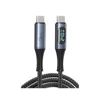 USB4 Cable 240W Fast Charging 40Gbps Data Transfer 8K HDMI Braided Thunderbolt 3 Compatible for Multi Screen Sharing