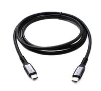System-S Cable Thunderbolt 4 de 150 cm tipo C macho a macho, adaptador de 40 Gbps USB 4.0