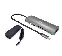 Base para portátil I-Tec USB-C Metal Nano Docking Station 4K HDMI LAN Power Delivery 100W