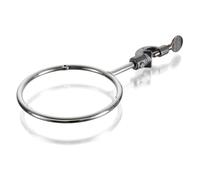 Usbeck Anillo de acero galvanizado con manguito, diámetro exterior de 70 mm