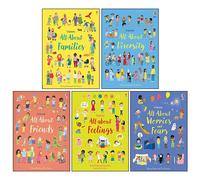 Usborne All About Feelings Friends and Families My First Book 5 Books Collection Set By Felicity Brooks (All About Feelings, All About Families, All About Diversity, All About Friends & Worries and