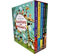 Usborne Ascensor-La-Flap Preguntas y Respuestas Colección 5 Libros Box Set Por Katie Daynes