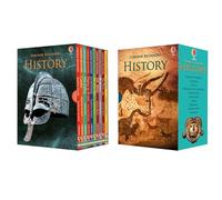 Usborne Beginners History 10 Books Collection Box Set (Stone Age, Iron Age, Egyptians, Ancient Greeks, Romans, Vikings, Castles & MORE!)