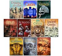 Usborne Beginners History 10 Books Set (Castles, Vikings, Romans, The Celts, Anicent Greeks, Egyptians & MORE!)