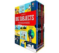 Usborne Big Subjects For Beginners 5 Books Collection Box Set (dinero, economía, negocios, política y filosofía)