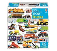 Usborne Book and Jigsaw Trucks