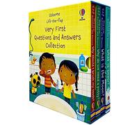 Usborne Lift-the-flap Series My Very First Questions and Answers Collection 4 Books Box Set (Why Should I Brush My Teeth?, Why Do We Need A Potty?, What is the Moon? & What is Snow?)