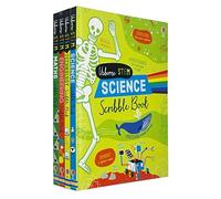Usborne Stem Series 4 Books Collection Set - Science Scribble Book, Technology Scribble Book, Engineering Scribble Book, Maths Scribble Book