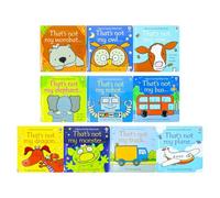 Usborne That's Not My 10 Books Collection Set Series 1 & 2 By Fiona Watt(Bus, Truck, Plane,Monster, dragon, Robot, Elephant, Owl, Cow, Wombat)