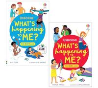 Usborne What's Happening to Me? Collection - The Boy One & The Girl One | 2 Books Set | Growing Up & Puberty Guide for Boys & Girls | Body Changes, Emotions, Hygiene & Relationships | Ages 9-14