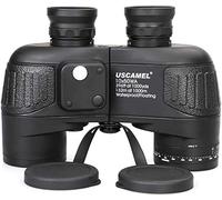 USCAMEL 10X50 Prismáticos para Adultos, Prismáticos Marinos con Telémetro y Brújula Incorporados, Utilizados para Navegación, Paseos en Bote, Pesca, Deportes Acuáticos