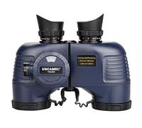 USCAMEL Prismáticos marinos de 10 x 50 para adultos, prismáticos impermeables con adaptador de trípode de brújula de telémetro, lente FMC prisma BAK4 para navegación, observación de aves y caza