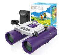 USCAMEL Prismáticos para Niños y Adultos, Compactos Impermeable Prismáticos Mini Viajar para Observar Aves y Caza