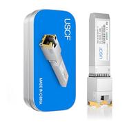 Uscf Transceptor SFP+ RJ45 de 10 GB, módulo Ethernet de Cobre SFP+ 10GBase-T, soporta velocidades de 10G/5G/2.5G/1G, Compatible con Cisco, Ubiquiti, UniFi, Meraki, MikroTik, Supermicro, hasta 30 m